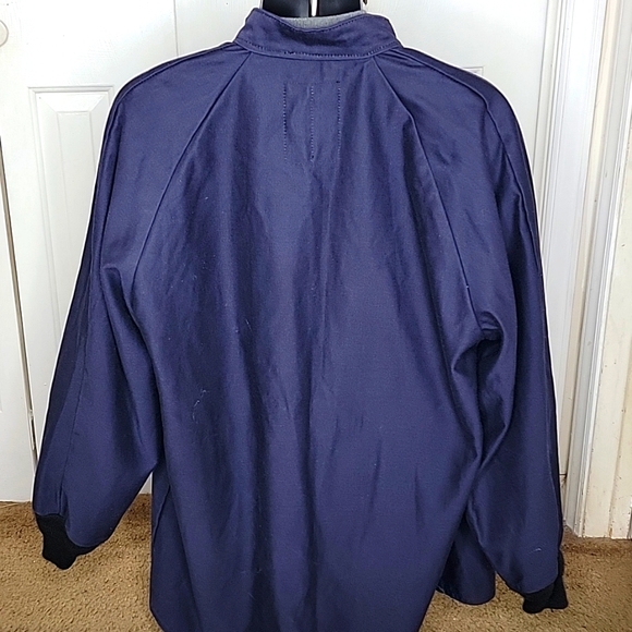 Arc Gear by Steel Grip Fire Resistant Jacket Size Large Navy Blue - Picture 5 of 7